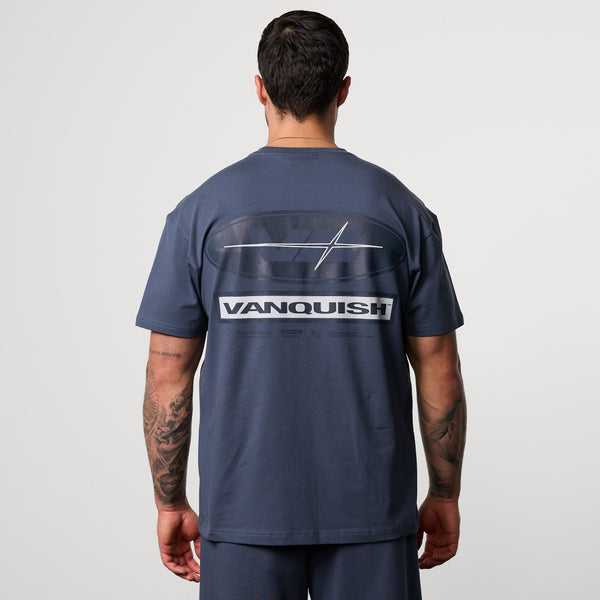 POWERLINE DUSK BLUE OVERSIZED T-SHIRT 1枚目の画像