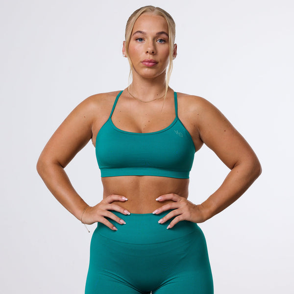 Vanquish Elevate Seamless Emerald Teal Multiway Low Support Bra 1枚目の画像