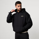 GRAFFITI BLACK OVERSIZED HOODIE 1枚目の画像