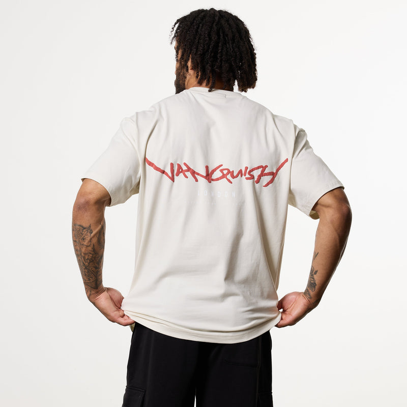 GRAFFITI OFF WHITE OVERSIZED T Shirt 1枚目の画像
