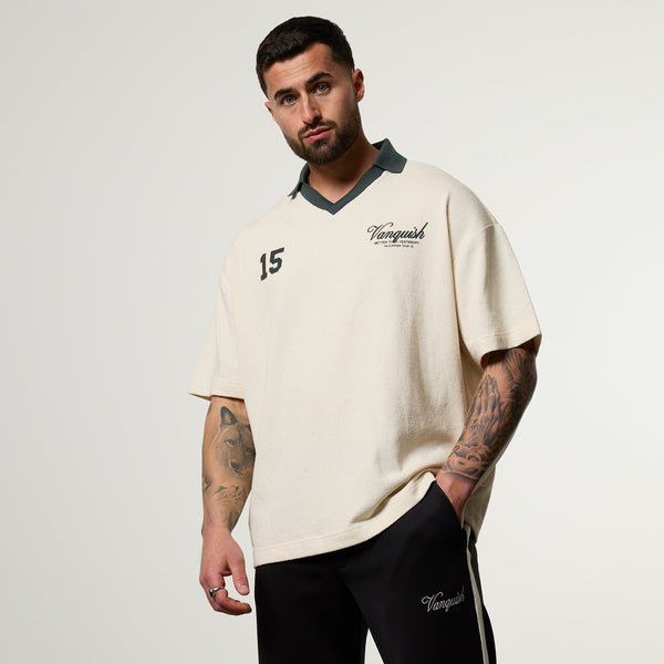 Vanquish Off Season Light Beige Textured Jersey 1枚目の画像