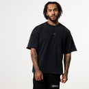 WASHED BLACK OVERSIZED BOXY T SHIRT 1枚目の画像