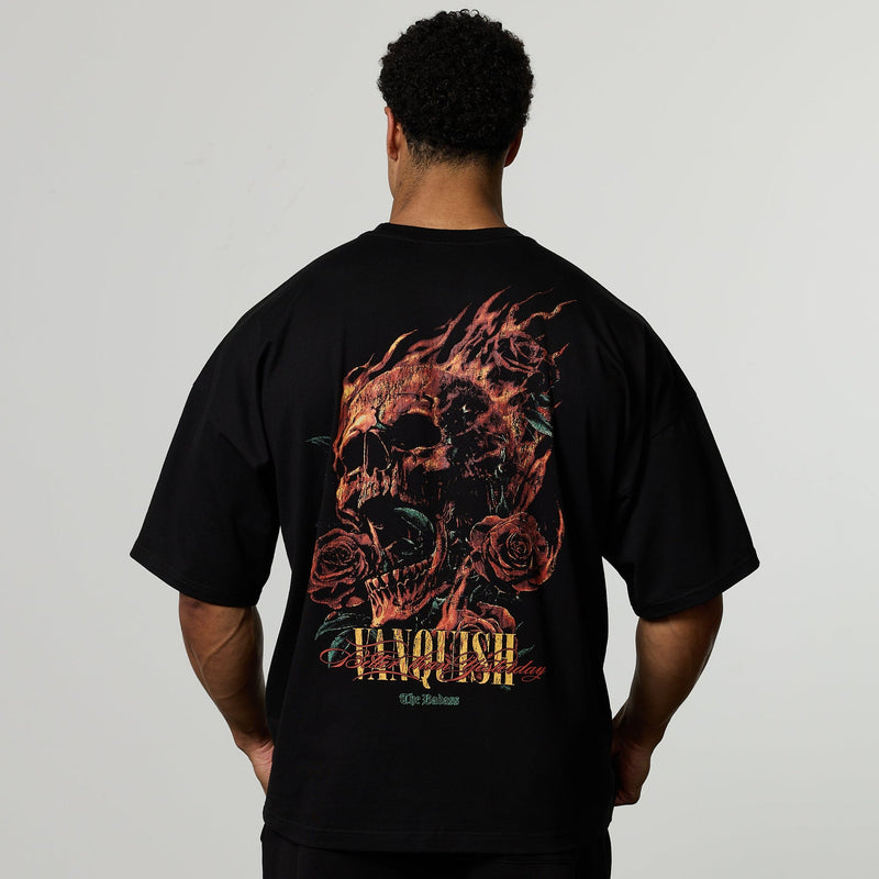 VQ X BADASS BLACK OVERSIZED T Shirt 3枚目の画像