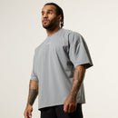 Vanquish Essential V2 Steel Grey Oversized Boxy T Shirt 1枚目の画像