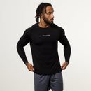 Vanquish Ultra Soft Black Long Sleeve Slim Fit T Shirt 1枚目の画像