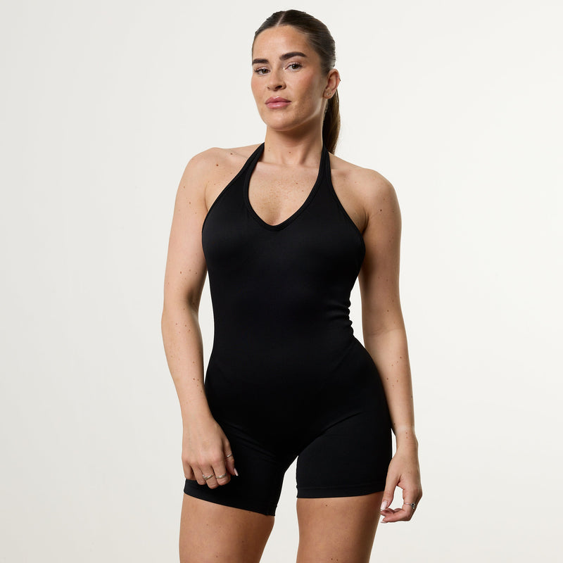 Vanquish Elevate V2 Black Seamless Playsuit 1枚目の画像