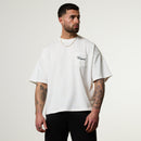 Vanquish Off Season White Oversized Boxy Pocket T Shirt 1枚目の画像