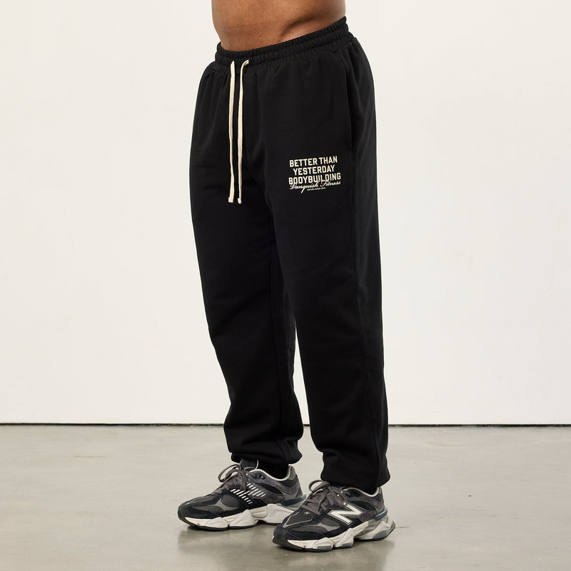 Vanquish Bodybuilding Black Oversized Sweatpants 1枚目の画像