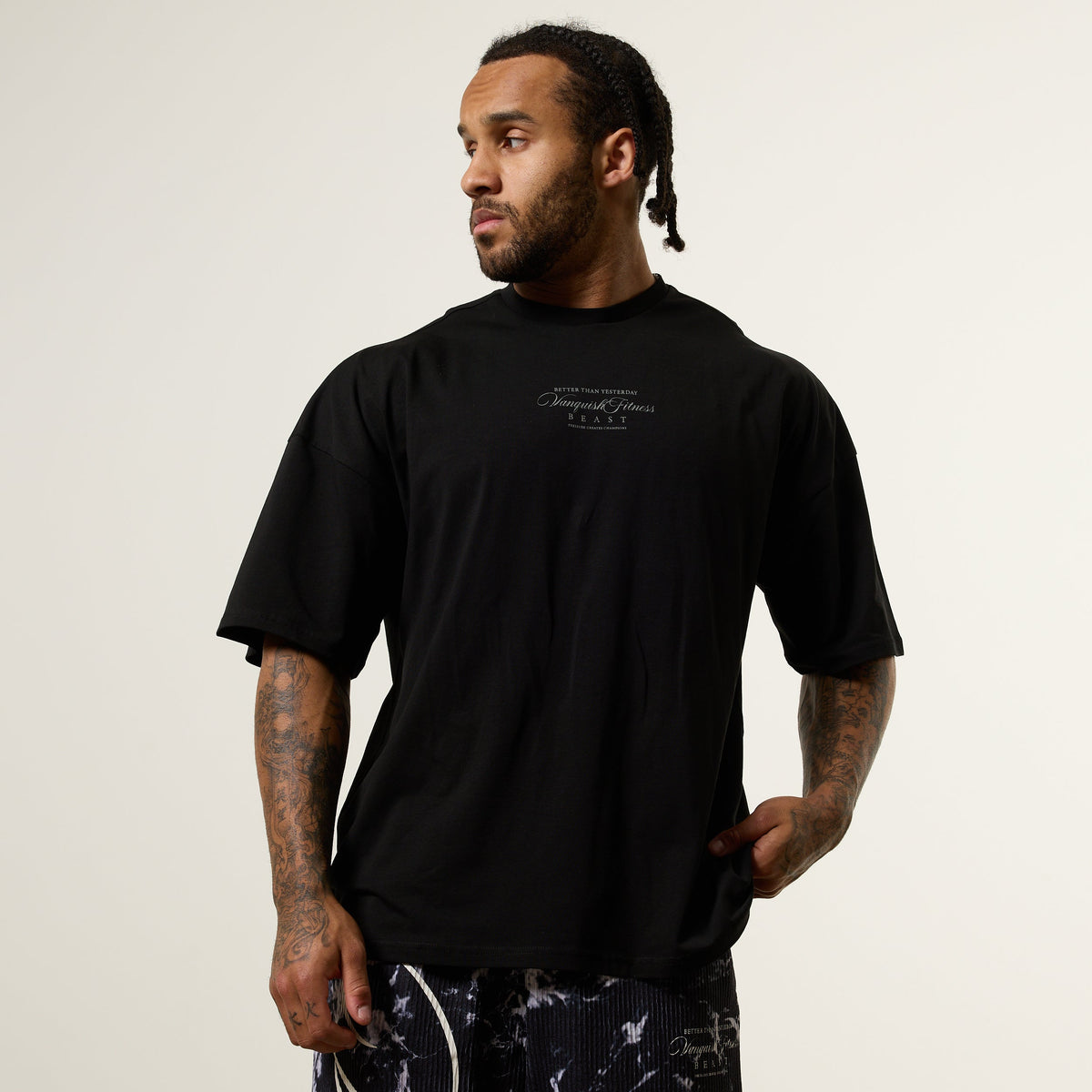 Mのみ】VANQUISH FITNESS JBeastモデル ブラック オーバーサイズ