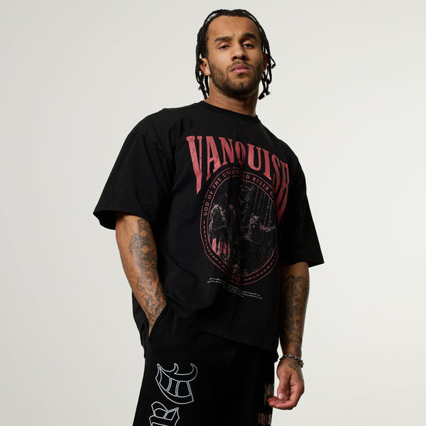 Vanquish Olympus Black Hades Oversized Boxy T Shirt 1枚目の画像