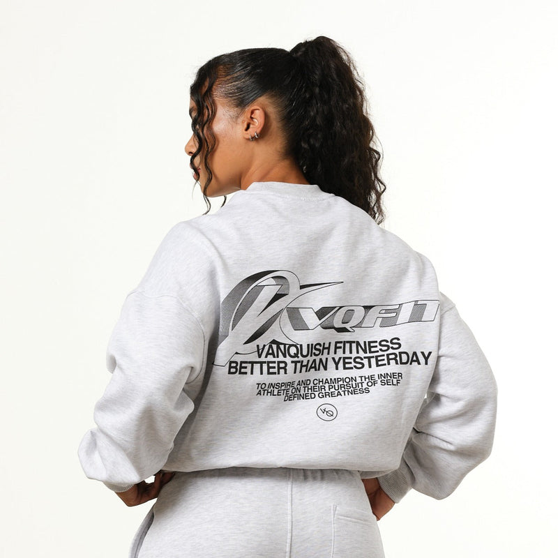 Vanquish Racer Ice Grey Oversized Sweatshirt 1枚目の画像