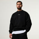 Vanquish Essential V2 Black Oversized Boxy Sweatshirt 1枚目の画像