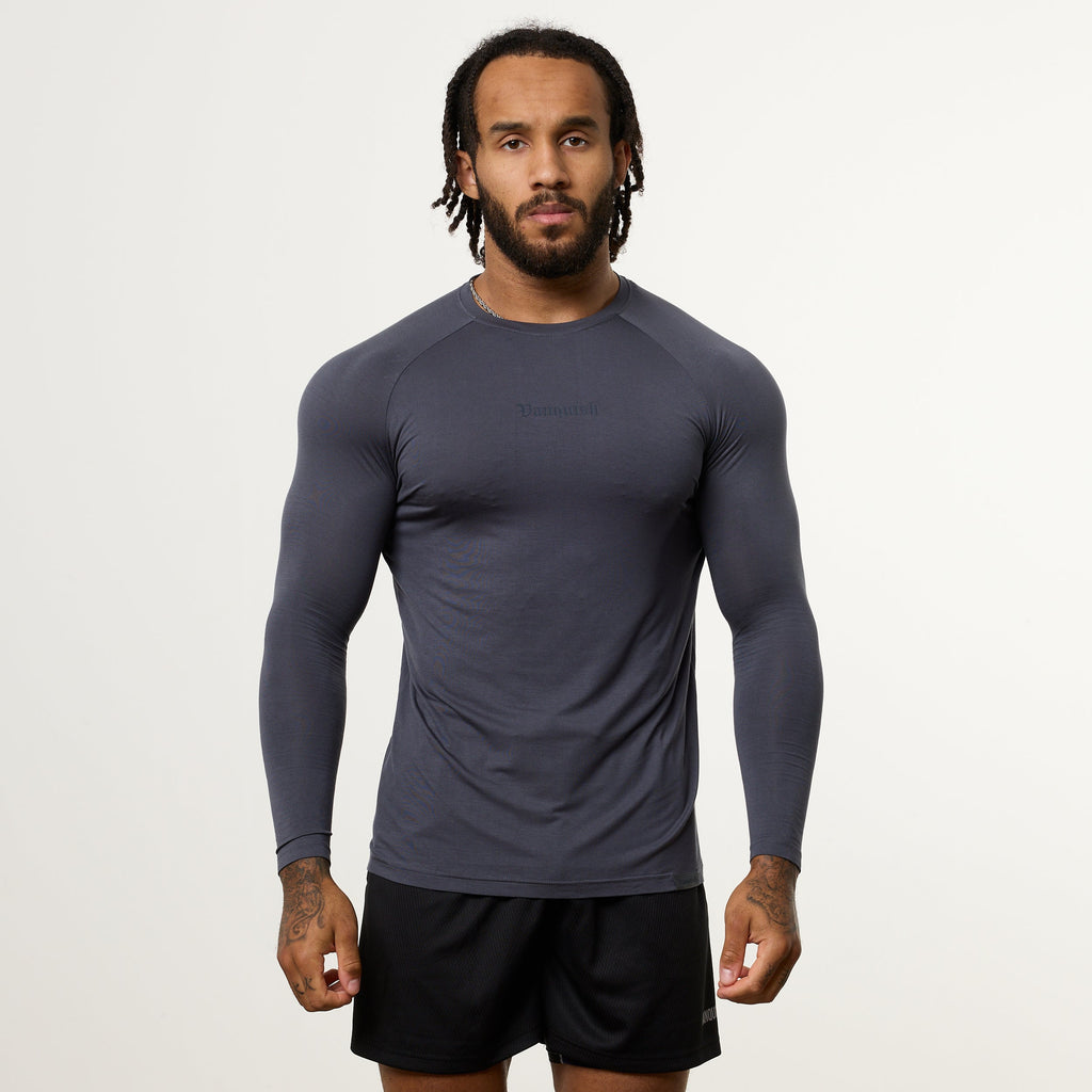 SLIM FIT LONG SLEEVE T SHIRT【VANQUISH FITNESS】国内/関税無 Amazon.co.jp: Vanquish Fitness ESSENTIAL SLIM FIT LONG