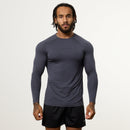 Vanquish Ultra Soft Denim Blue Long Sleeve Slim Fit T Shirt 1枚目の画像