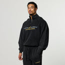 QUICKSTRIKE BLACK 1/4 OVERSIZED 1/4 ZIP SWEATER 1枚目の画像