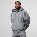 Vanquish Essential Steel Grey Oversized Heavyweight Hoodie 1枚目の画像