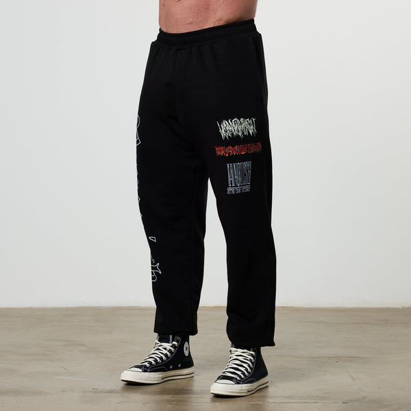 Vanquish Olympus Black Oversized Sweatpants 1枚目の画像