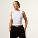 Vanquish Essential White Longline Ribbed Tank 1枚目の画像
