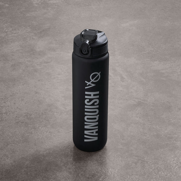 VANQUISH FITNESS ブラック ウォーターボトル