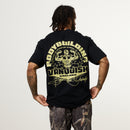 Vanquish Revolve Triumph Black Oversized T Shirt 1枚目の画像