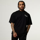 Vanquish Off Season Black Oversized Boxy T Shirt 4枚目の画像