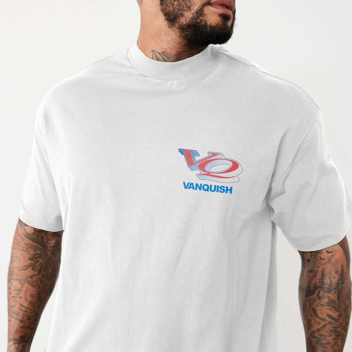 Vanquish Revolve Heritage Star White Oversized T Shirt 4枚目の画像