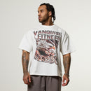 Vanquish Obsidian White Eagle Oversized Boxy T Shirt 1枚目の画像