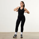 Vanquish Elevate V2 Black Seamless Jumpsuit 1枚目の画像