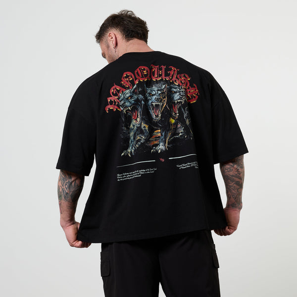 Vanquish Olympus Black Cerberus Oversized Boxy T Shirt 1枚目の画像