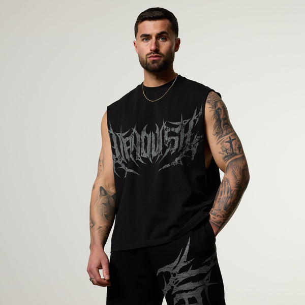 Vanquish Metal Black Cut Off Sleeveless 1枚目の画像