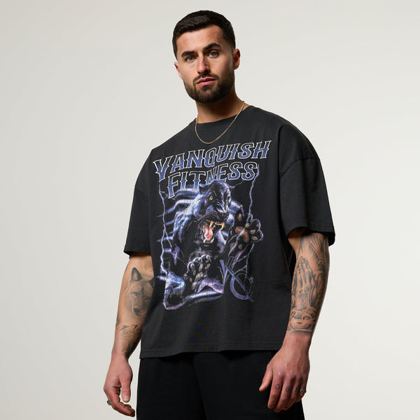 Vanquish Obsidian Black Panther Oversized Boxy T Shirt 1枚目の画像