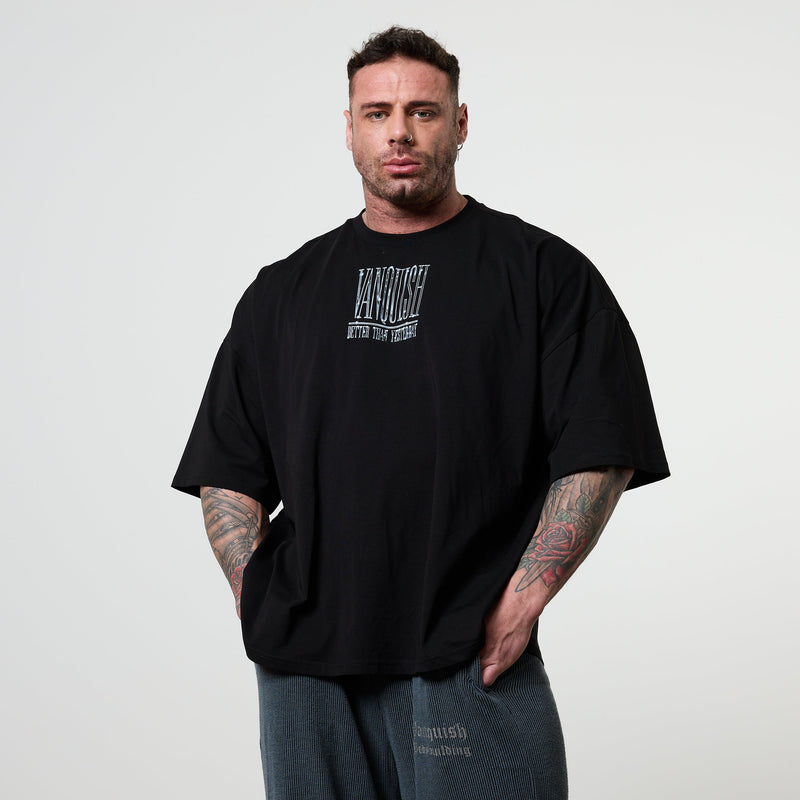 Vanquish Olympus Black Hercules Oversized Boxy T Shirt 2枚目の画像