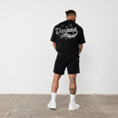 REVOLVE VINTAGE FLOURISH BLACK OVERSIZED TEE 3枚目の画像