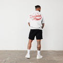 REVOLVE VINTAGE FLOURISH WHITE OVERSIZED TEE 3枚目の画像