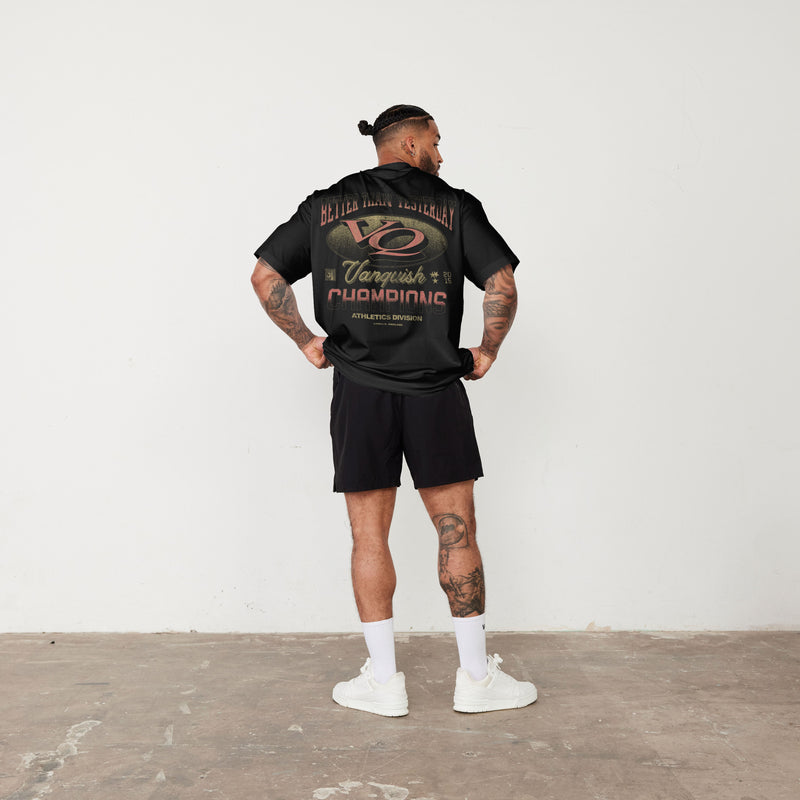 Vanquish Revolve Heritage Star Black Oversized T Shirt 4枚目の画像