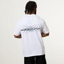 REVOLVE HYPER CHROME WHITE OVERSIZED TEE 1枚目の画像