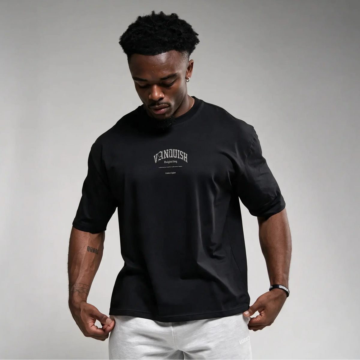 Knight Black Oversized T Shirt 3枚目の画像
