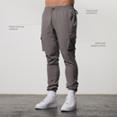 LRT Grey Performance Tapered Cargo Pants 1枚目の画像