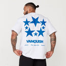 Vanquish Revolve Multi Star White Oversized T Shirt 1枚目の画像