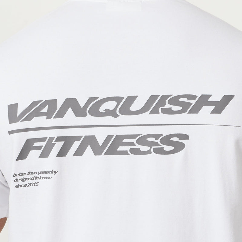 VANQUISH FITNESS Speedモデル ホワイト オーバーサイズTシャツ 国内発送 3枚目の画像