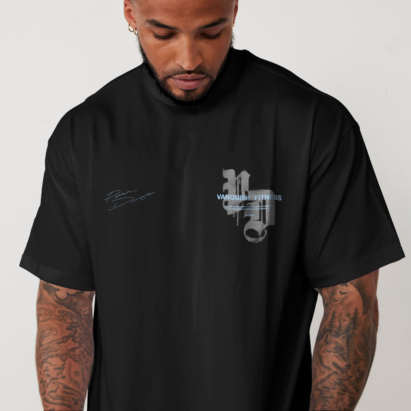 REVOLVE POWER DIVISION BLACK OVERSIZED T SHIRT 1枚目の画像