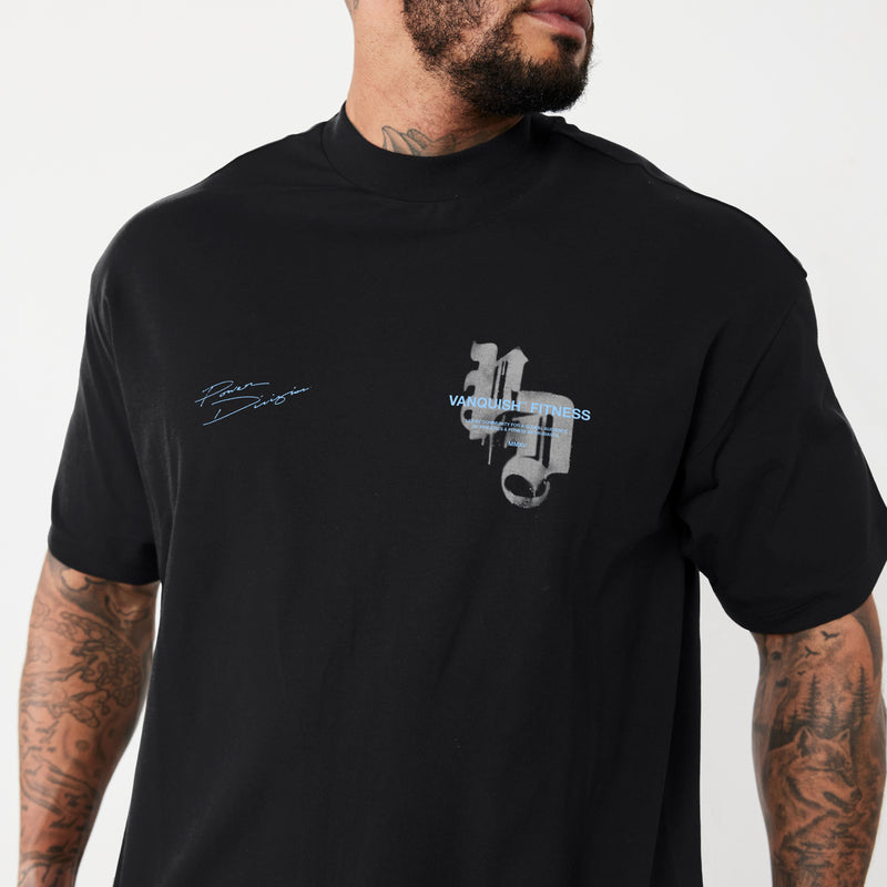 REVOLVE POWER DIVISION BLACK OVERSIZED T SHIRT 2枚目の画像