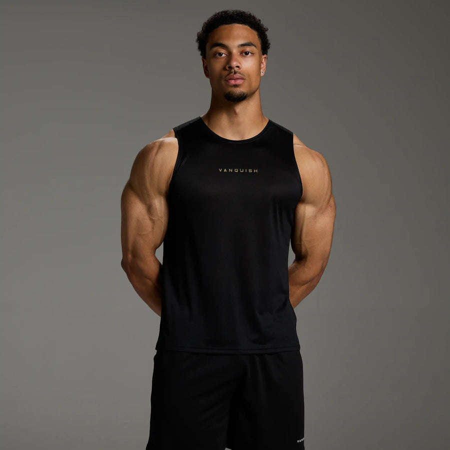ORIGIN BLACK GOLD SLIM FIT PERFORMANCE TANK 1枚目の画像