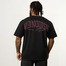 Vanquish Revolve Summer Regime Black & Red Oversized T Shirt 1枚目の画像