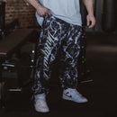 Vanquish x JBeast Black Marble Bodybuilding Baggy Pants 2枚目の画像
