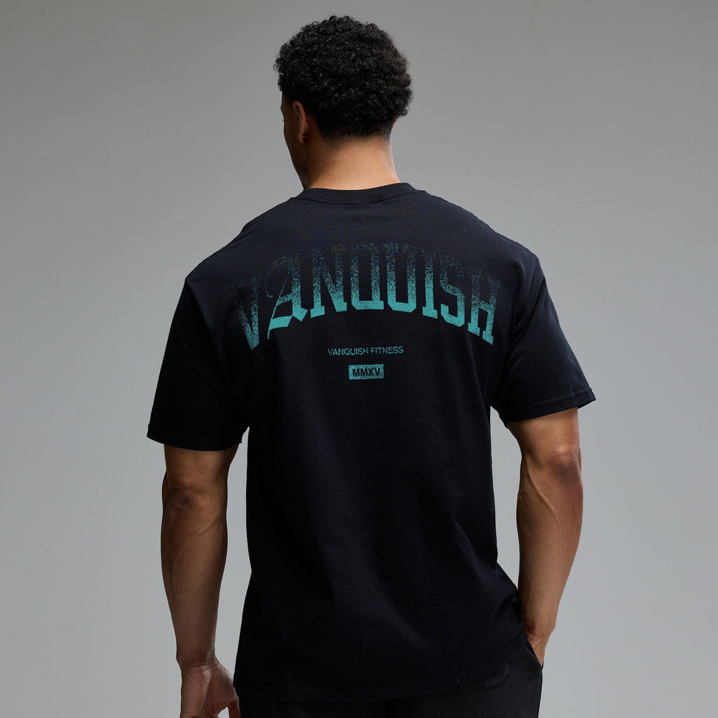 VANQUISH FITNESS Revolveモデル フェード アクア ブラック オーバー