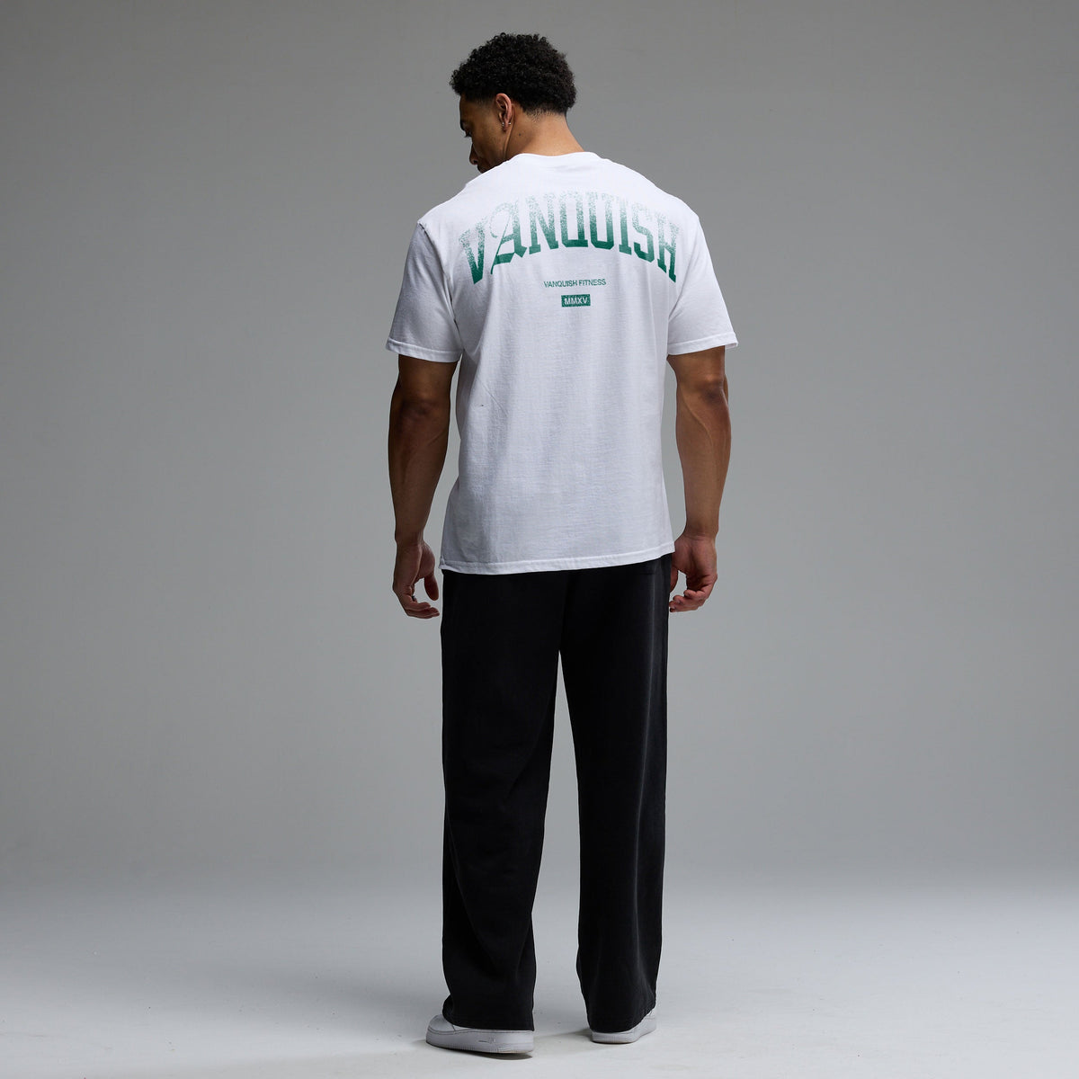 REVOLVE FADE WHITE GREEN OVERSIZED T SHIRT 6枚目の画像