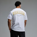 REVOLVE TAPE WHITE OVERSIZED T SHIRT 1枚目の画像
