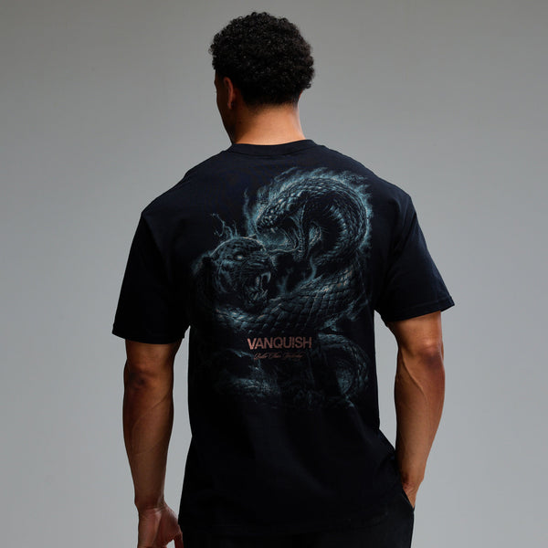 VANQUISH FITNESS Revolveモデル ブラック スネーク オーバーサイズド