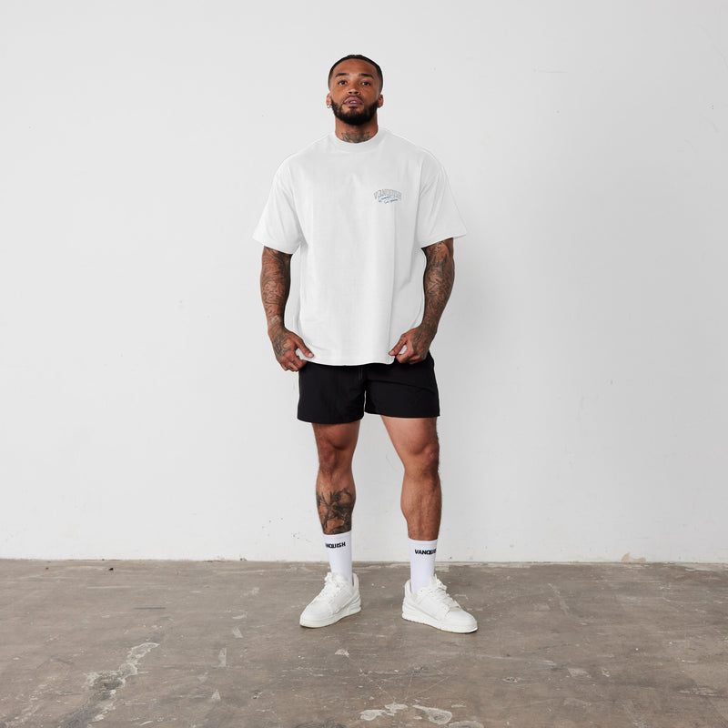 Vanquish Revolve Summer Regime White Oversized T Shirt 2枚目の画像